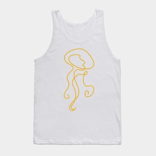 Gold Jellyfish Tank Top